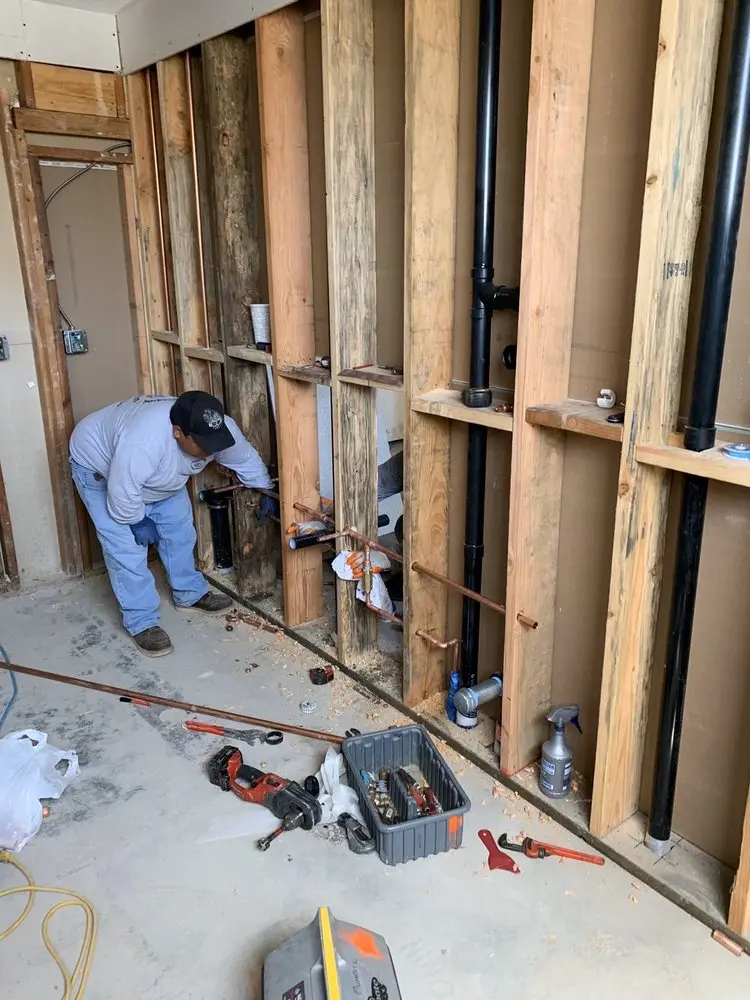 Commercial rough-in plumbing for Gas Line Repair in Orchards of Linthicum